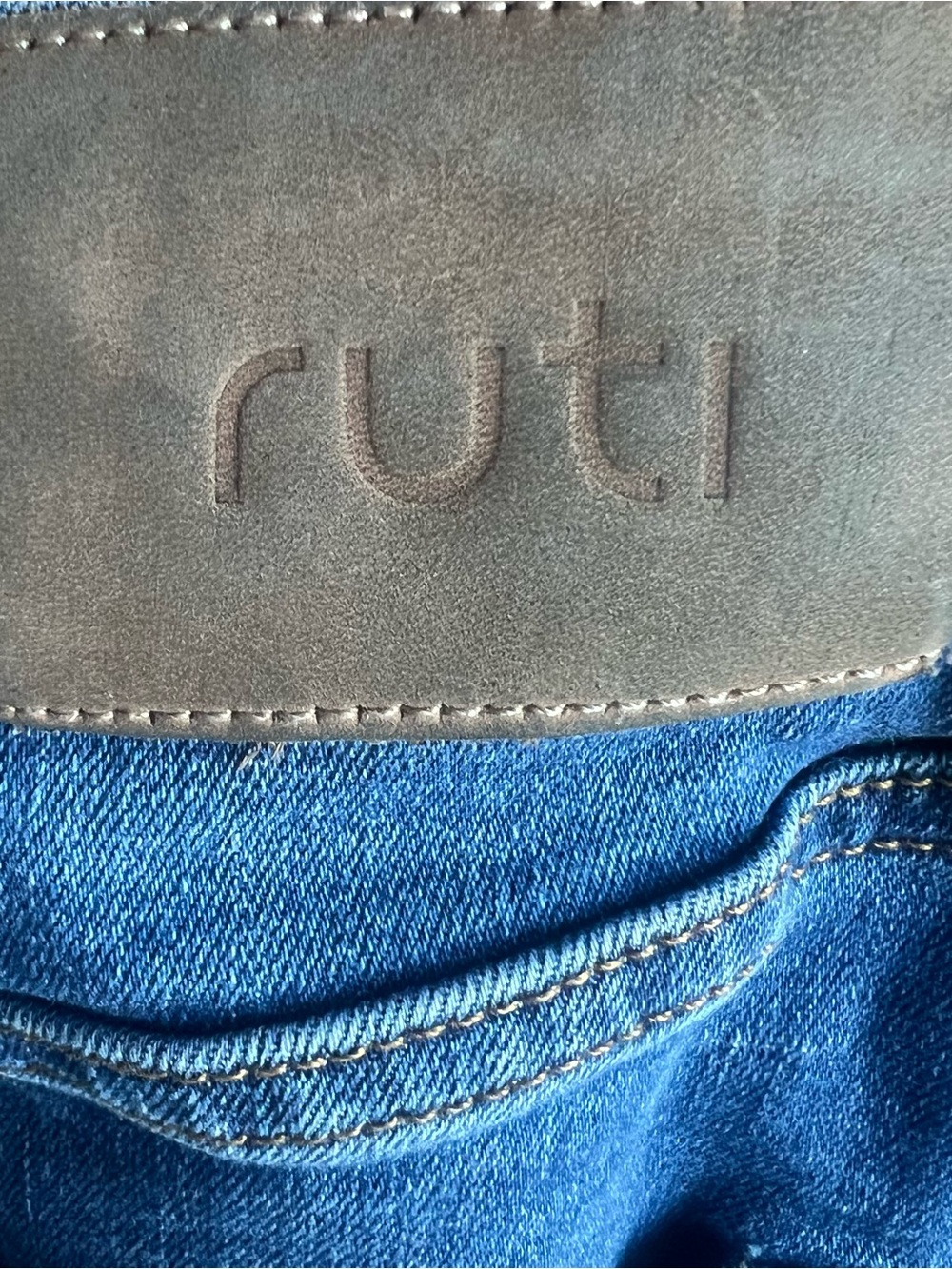 Ruti THE ICONIC DENIM MIDI SKIRT Size 8 - Picture 8 of 10